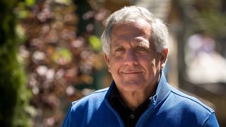 Leslie 'Les' Moonves, president and chief executive officer of CBS Corporation, attends the third day of the annual Allen & Company Sun Valley Conference, July 13, 2017 in Sun Valley, Idaho.