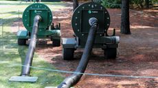 A detail of SubAir moisture removal systems at The Masters