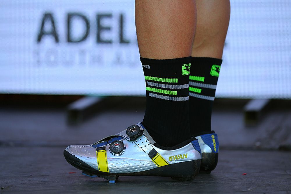 Caleb Ewan has some custom shoes
