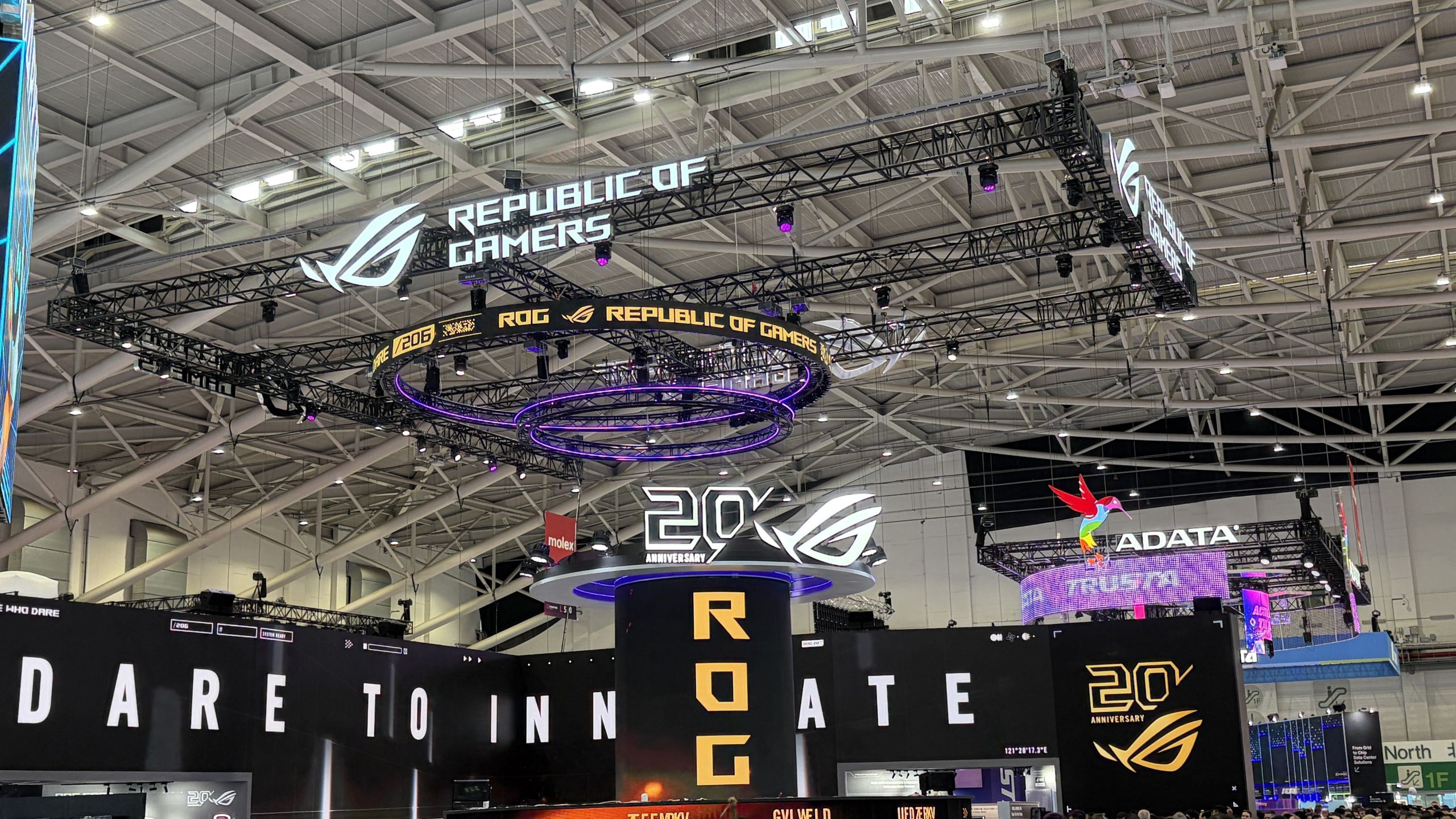 ASUS ROG turns 20 at Computex, and I've never seen such a grand reception — Gold-plated peripherals, special-edition devices, and thousands chanting its name