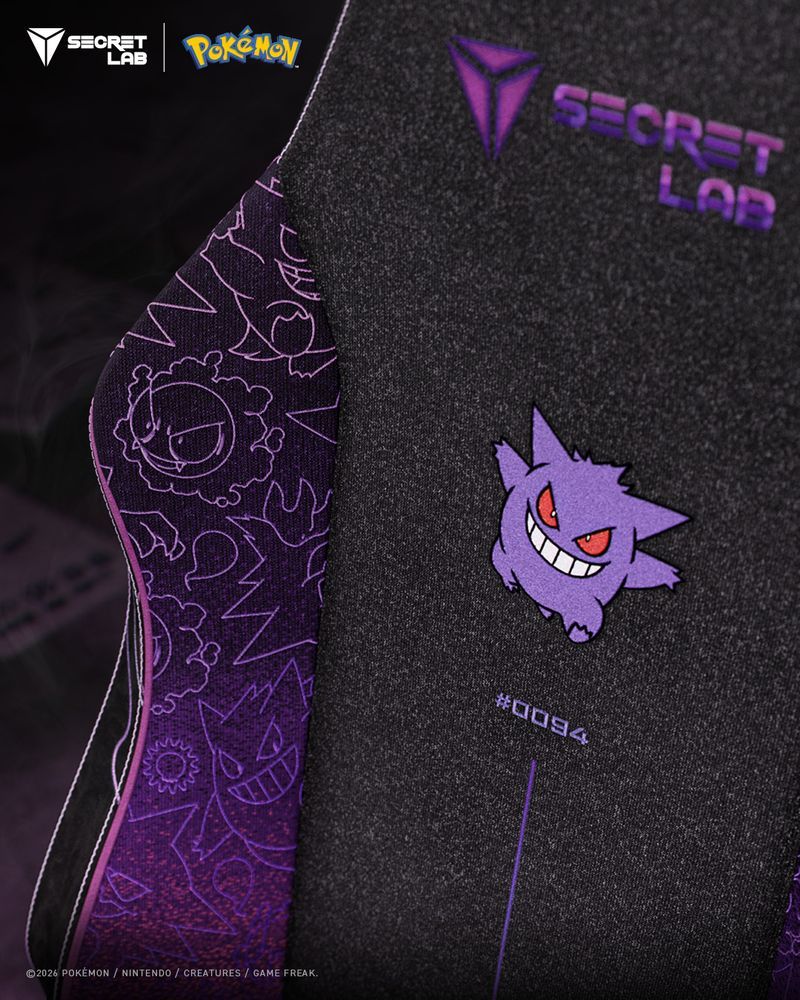 Secretlab X Pok&eacute;mon chairs Titan EVO