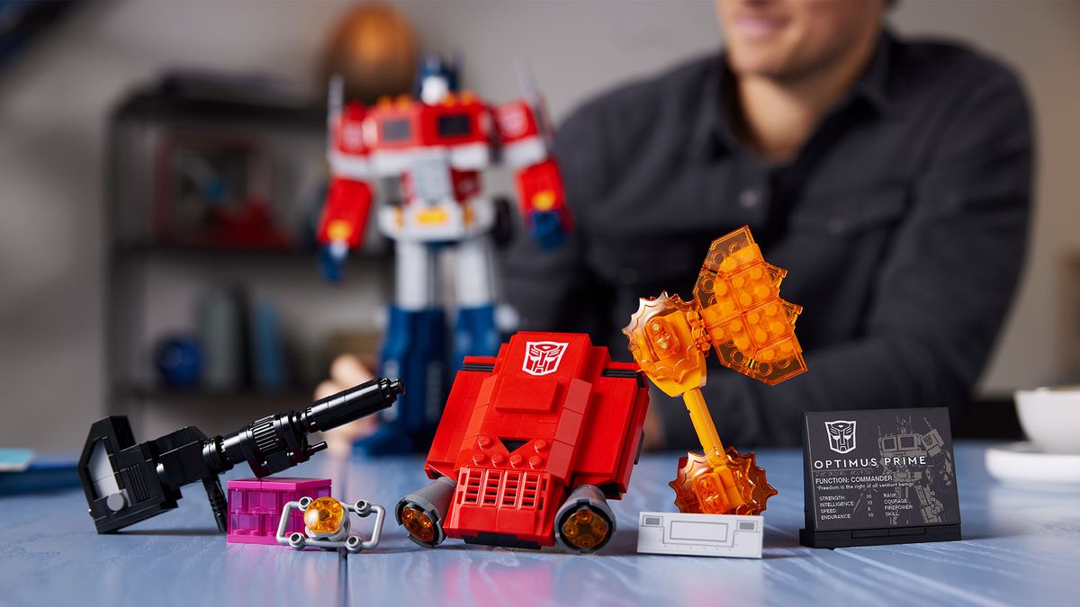 Lego Optimus Prime model