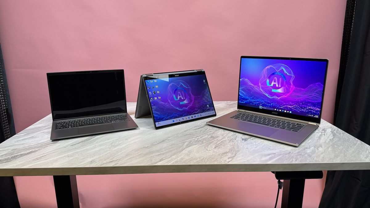 MSI's Prestige ultra-thin laptops and convertibles embrace Panther
