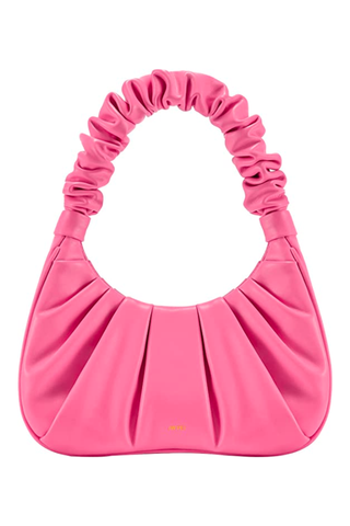 Barbiecore Hot Pink Trend 2023 | J.W Pei Gabi Ruched Hobo Handbag