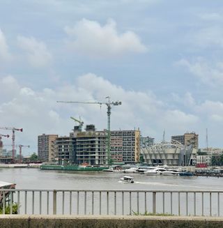 A view of Lagos civic tower