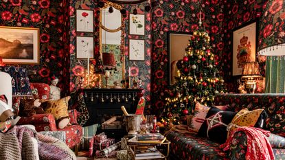 Christmas living room decor ideas