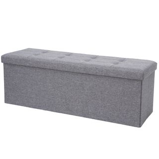 HomGarden 43'' Linen Storage Ottoman Bench