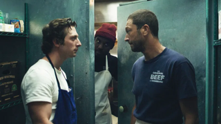 Ebon Moss-Bachrach and Jeremy Allen White in The Bear.