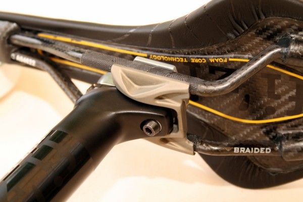 Fi'zi:k&rsquo;s new Cyrano seatpost is an elegant support for the carbon hull and rails of the new Antares 00 saddle.