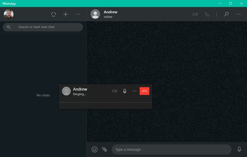 WhatsApp Call Computer
