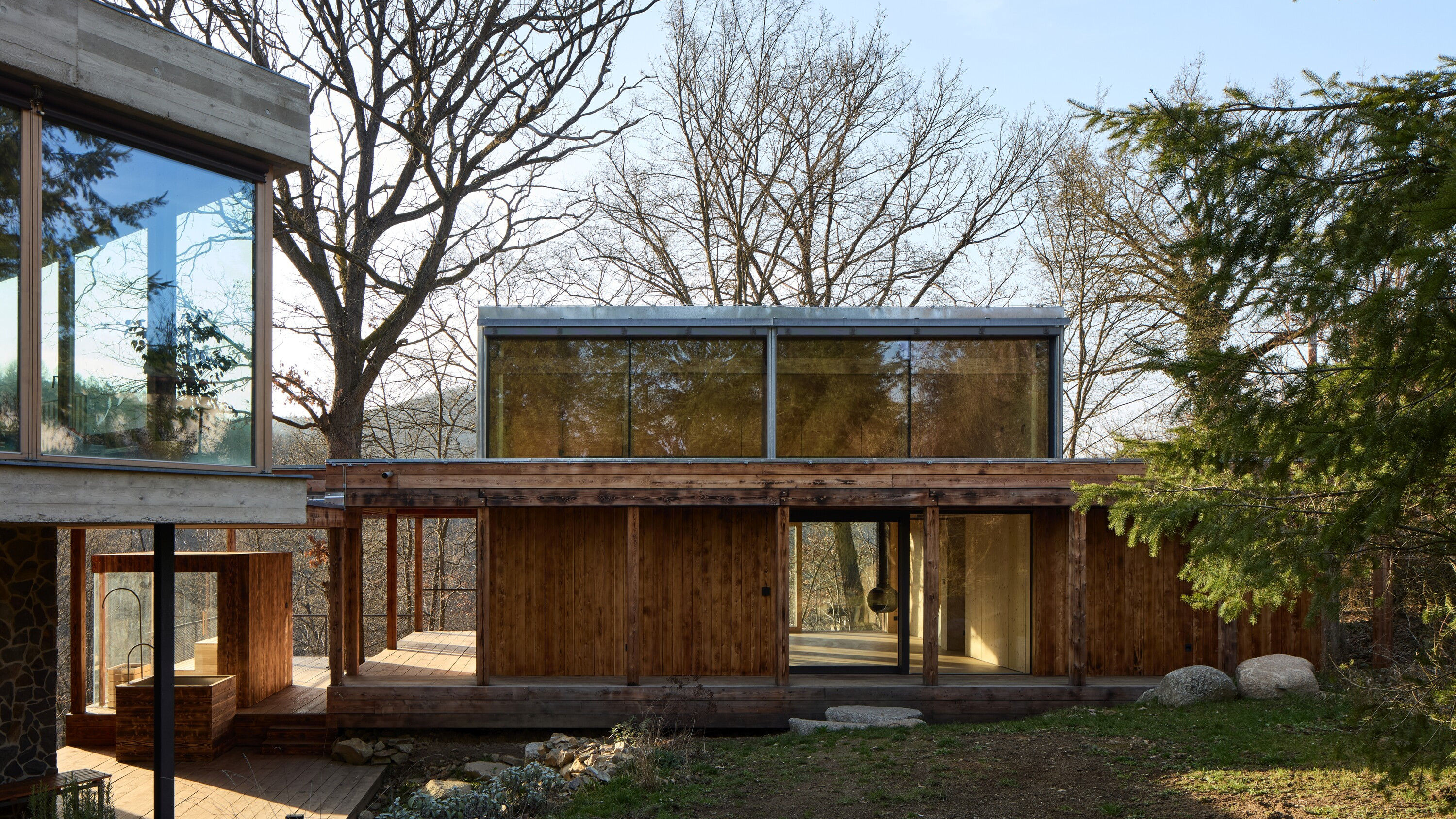Studio Above the Golden Canyon in the czech republic countryside by Päivä Architekti