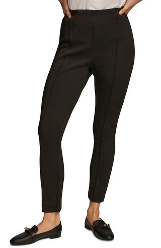 Skinny Pintuck Ankle Pants