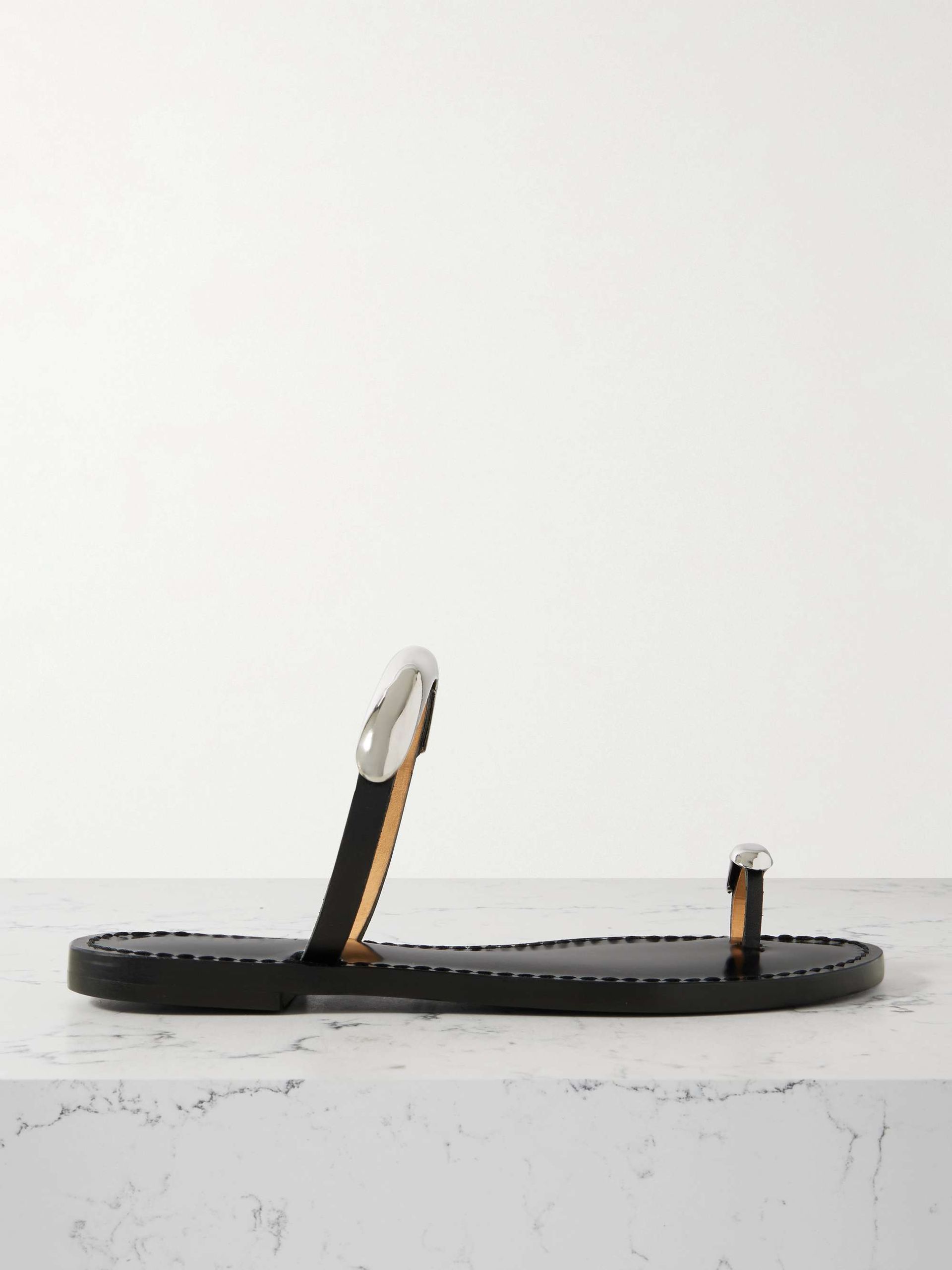 The Samburu Embellished Leather Sandals