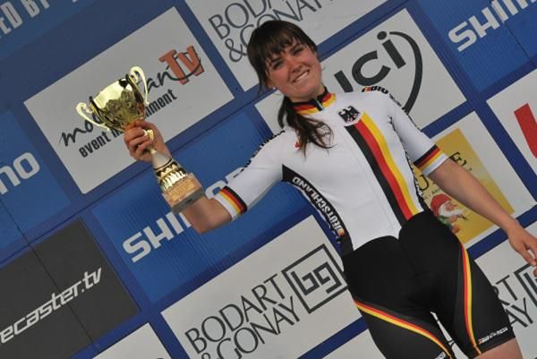 Johanna Techt (German National Team), winner of the junior women's World Cup in Houffalize