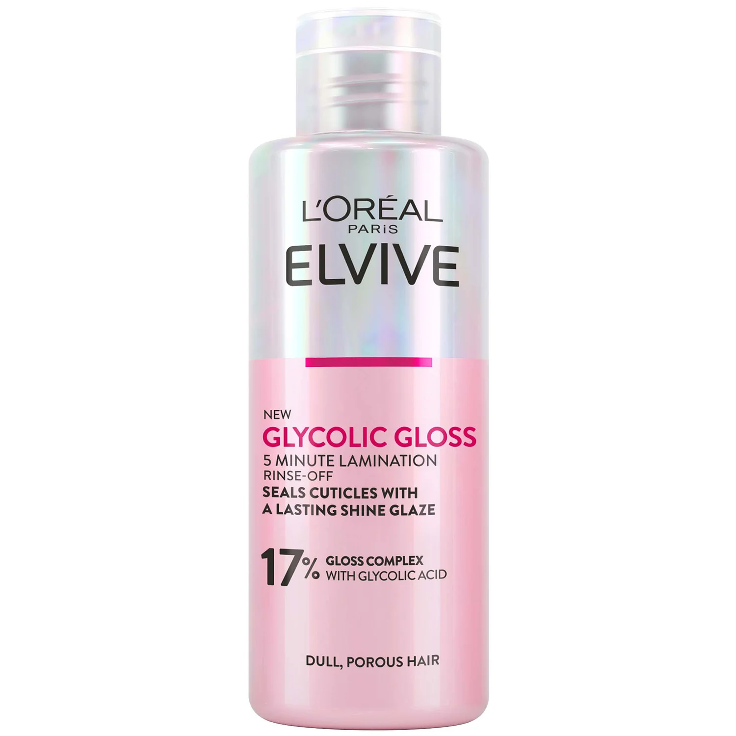 L&#039;or&amp;eacute;al Paris Elvive Glycolic Gloss Rinse-Off 5 Minute Lamination Treatment for Dull Hair 150ml