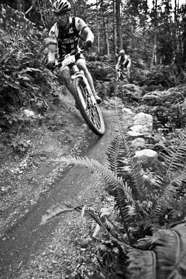 Some sweet singletrack in the BC Bike Race