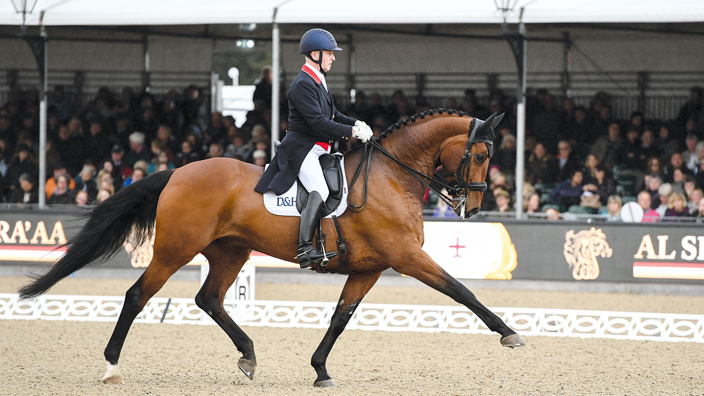 Richard Davison and Bubblingh at Royal Windsor Horse Show