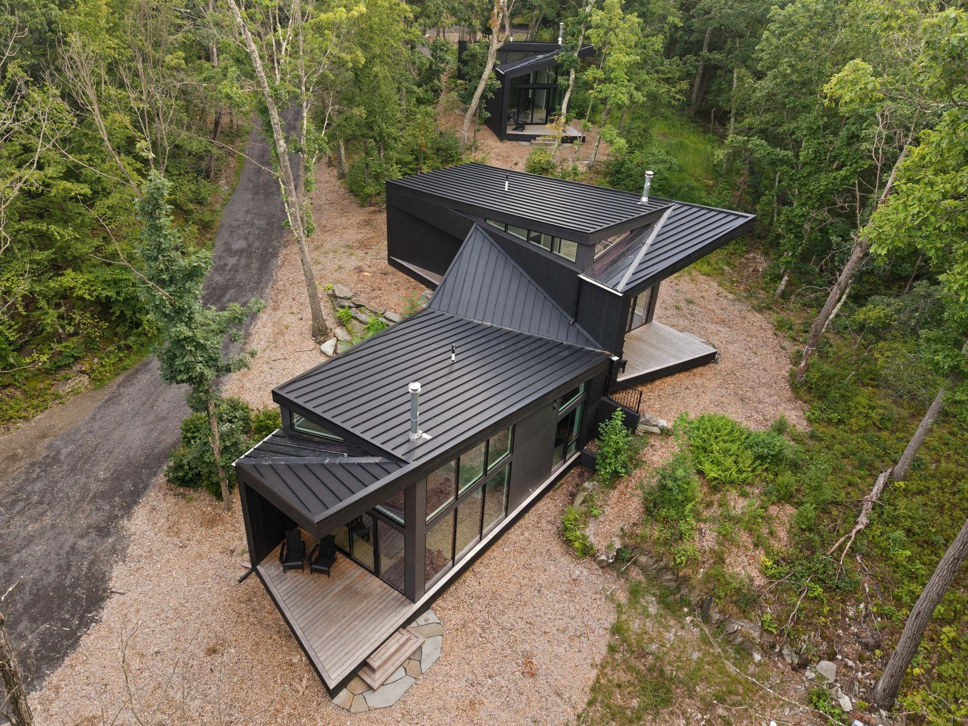 The guesthouses at Sylvan Rock