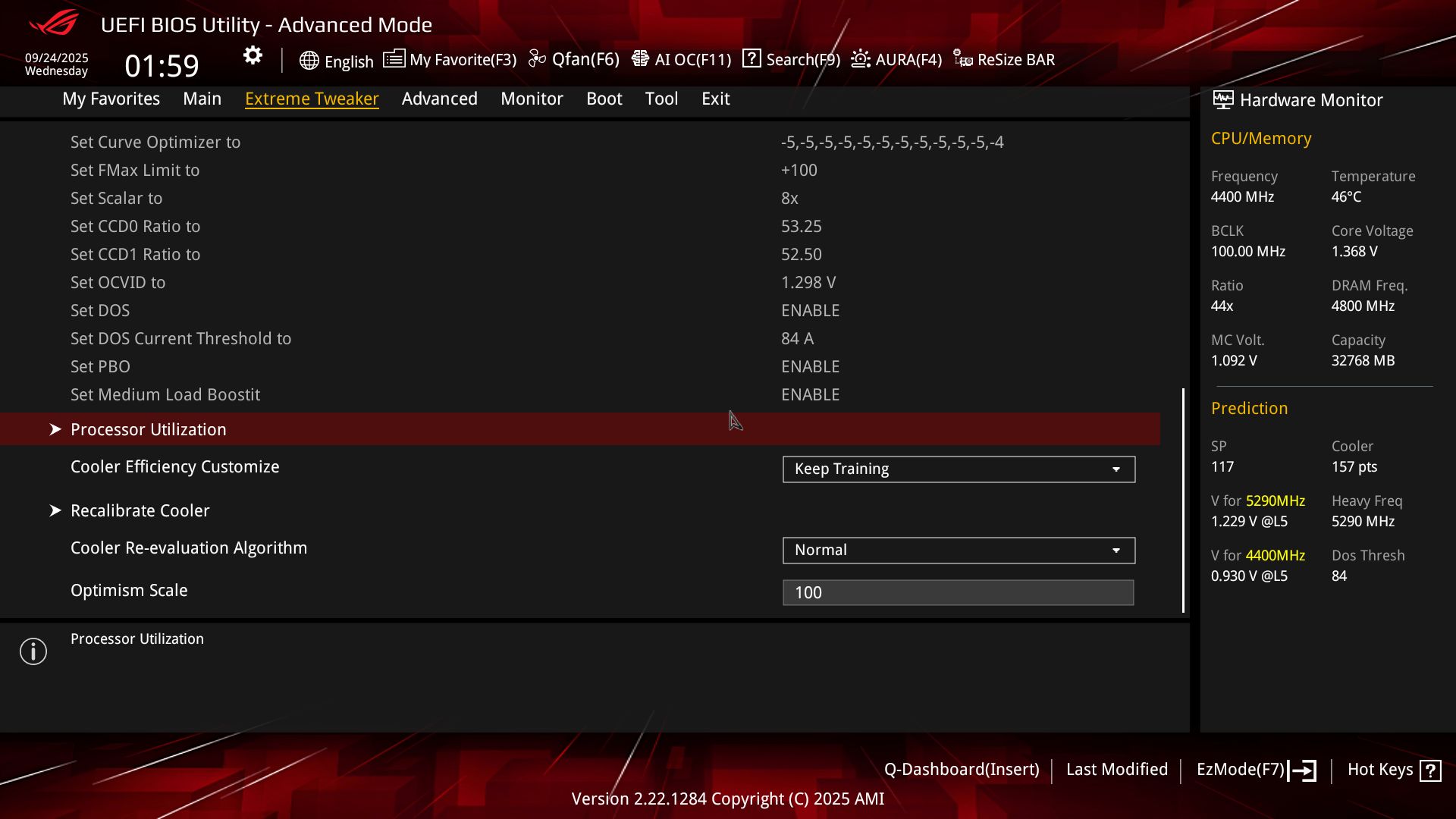 Asus ROG Crosshair X870E Extreme - BIOS Images