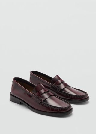 Sepatu Loafer Kulit