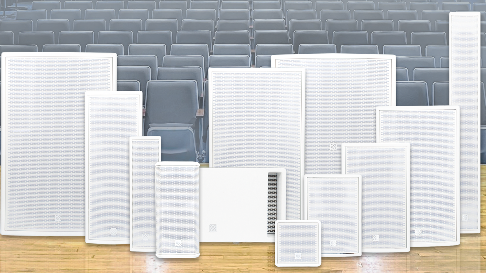 The Crest Audio speaker line. 