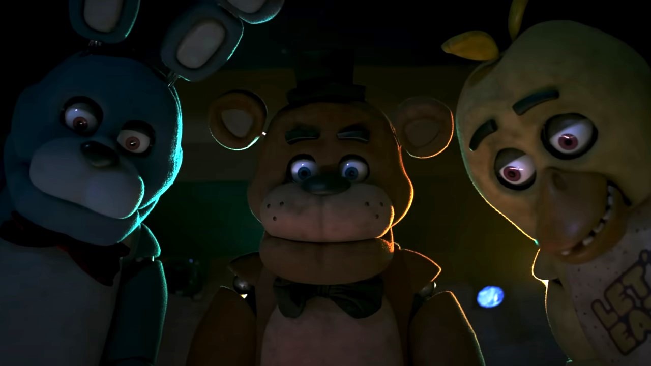 Freddy, Bonnie and Chica in Five Nights at Freddy's