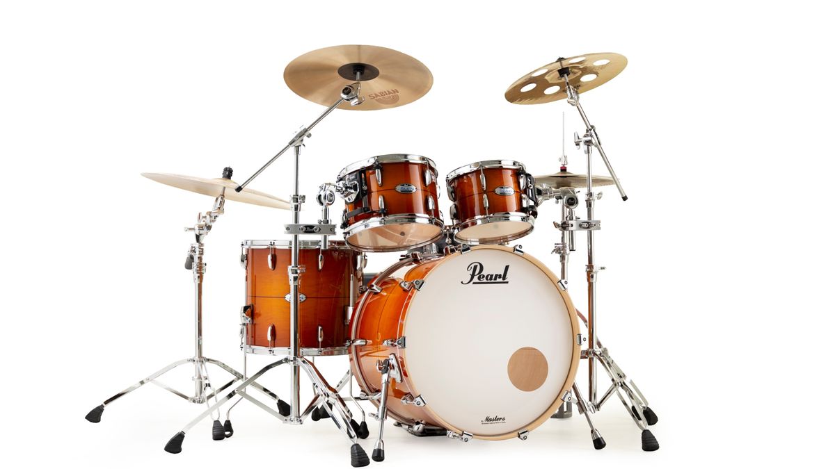 Pearl Masters Maple Complete: Almond Red Stripe