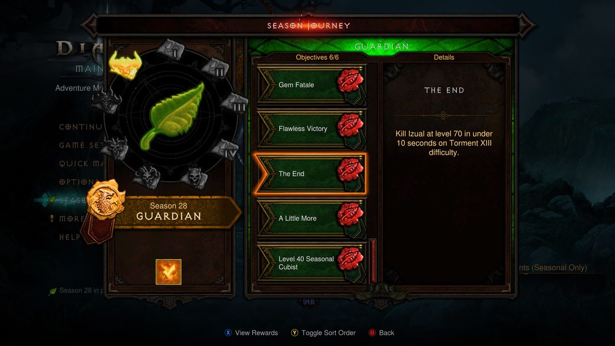 Diablo Seasons