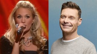 Carrie Underwood sings on a holiday special and Ryan Seacrest on American Idol.