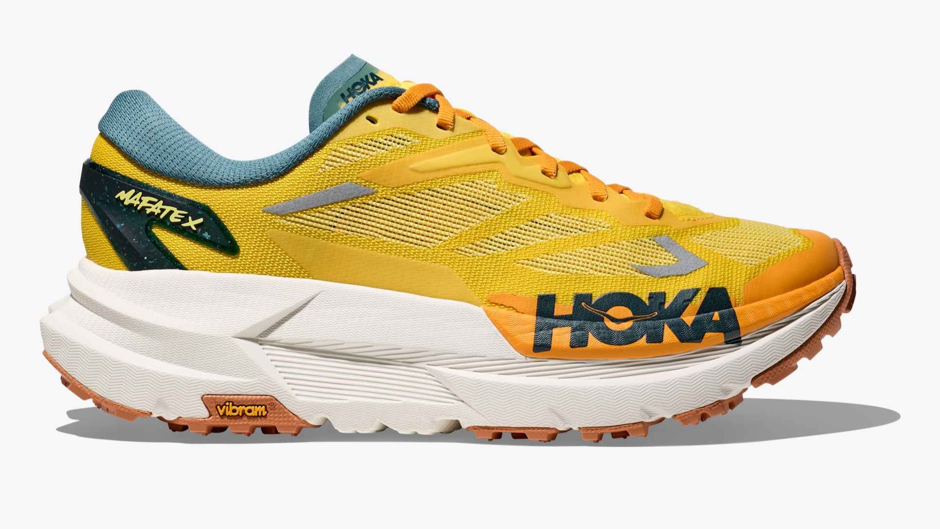 Hoka Mafate X in yellow