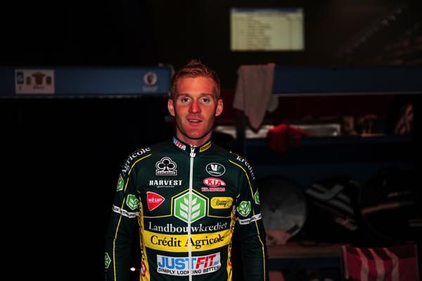 Bobbie Traksel in his new team colors