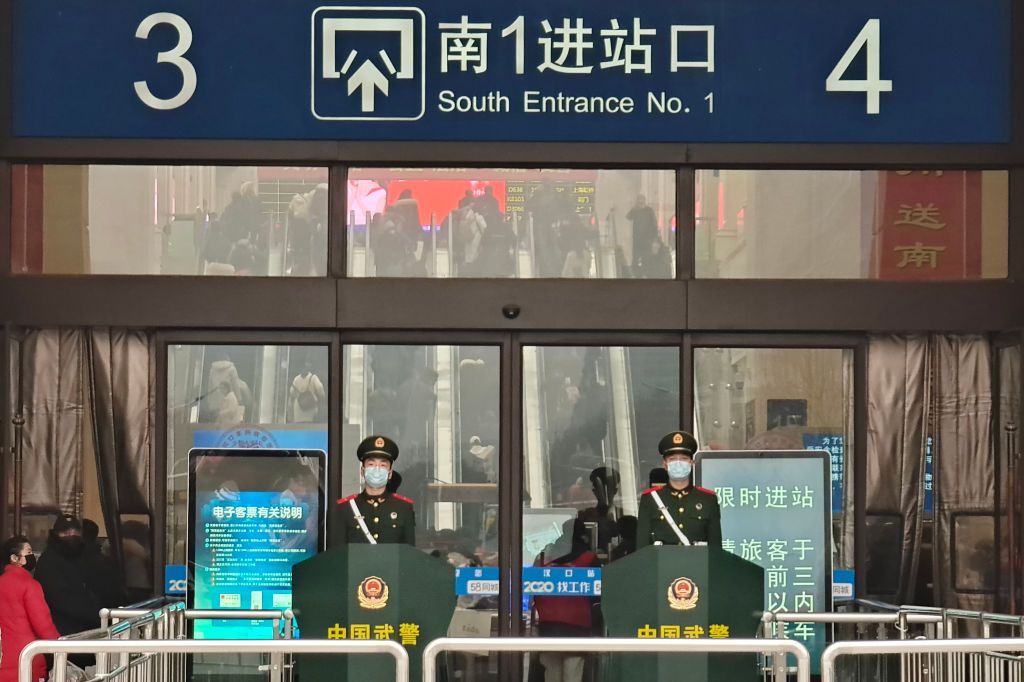 Hankou Railway Station. 