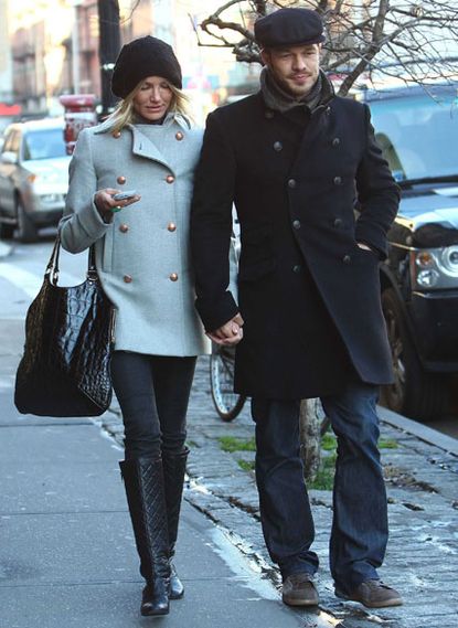 Cameron Diaz and Paul Sculfor, Celebrity Pictures, Marie Claire