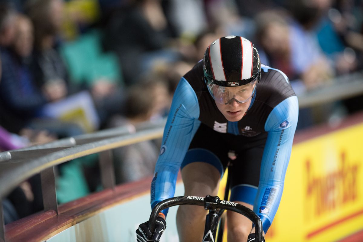 The sprinters took part in a sprint omnium competition
