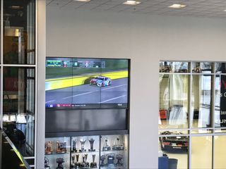 Kyle Busch Motorsports Controls New ‘Welcome Wall’ with ELAN