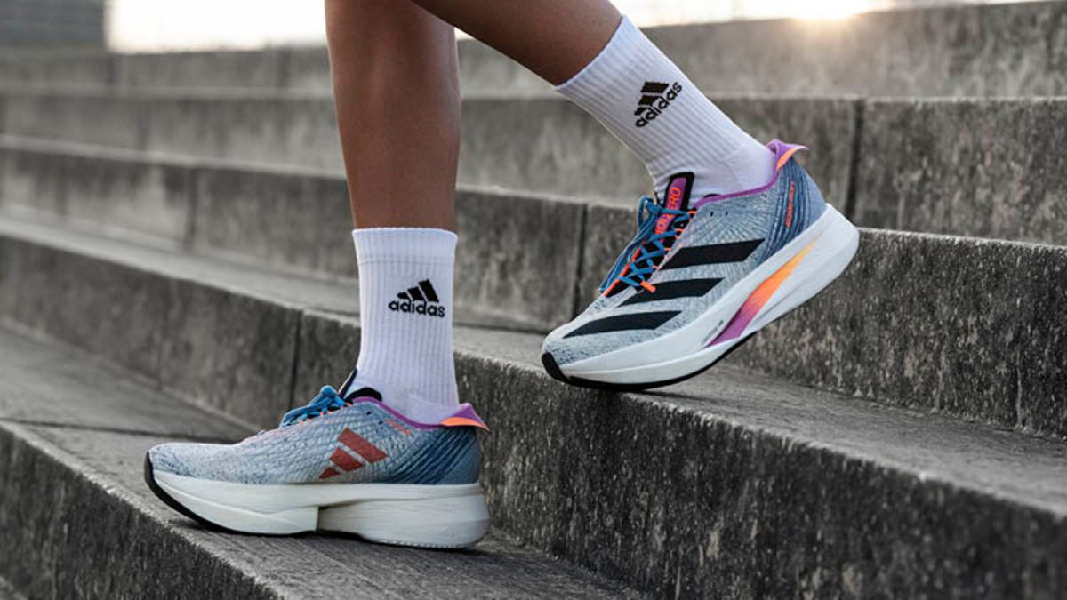Adidas Men's ADIZERO TAKUMI SEN 9 PULMIN/LUCFUC/LUCBLU Running Shoes