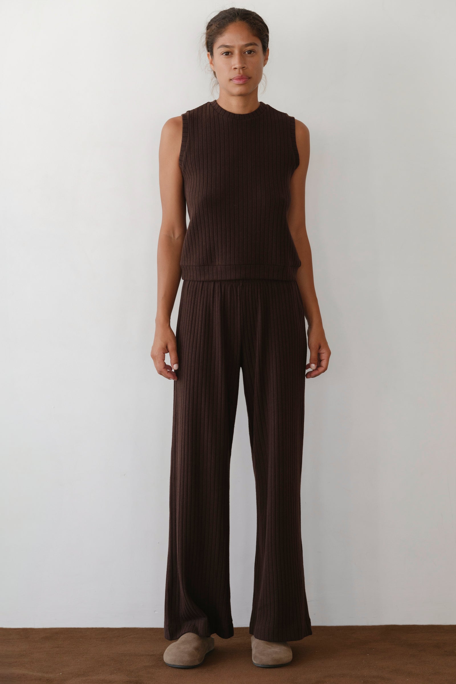 The Sweater Rib Simple Pant