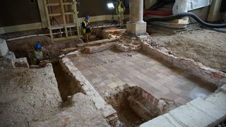 The rooms may have been used by Henry VIII's courtiers or in connection to the onsite armory or nearby church.