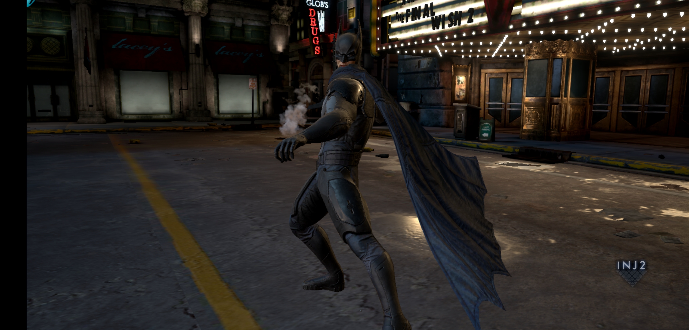 Injustice 2 running on the Honor Play