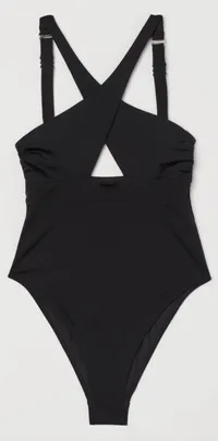 H&amp;M, High leg Shaping swimsuit $39.99 | £29.99