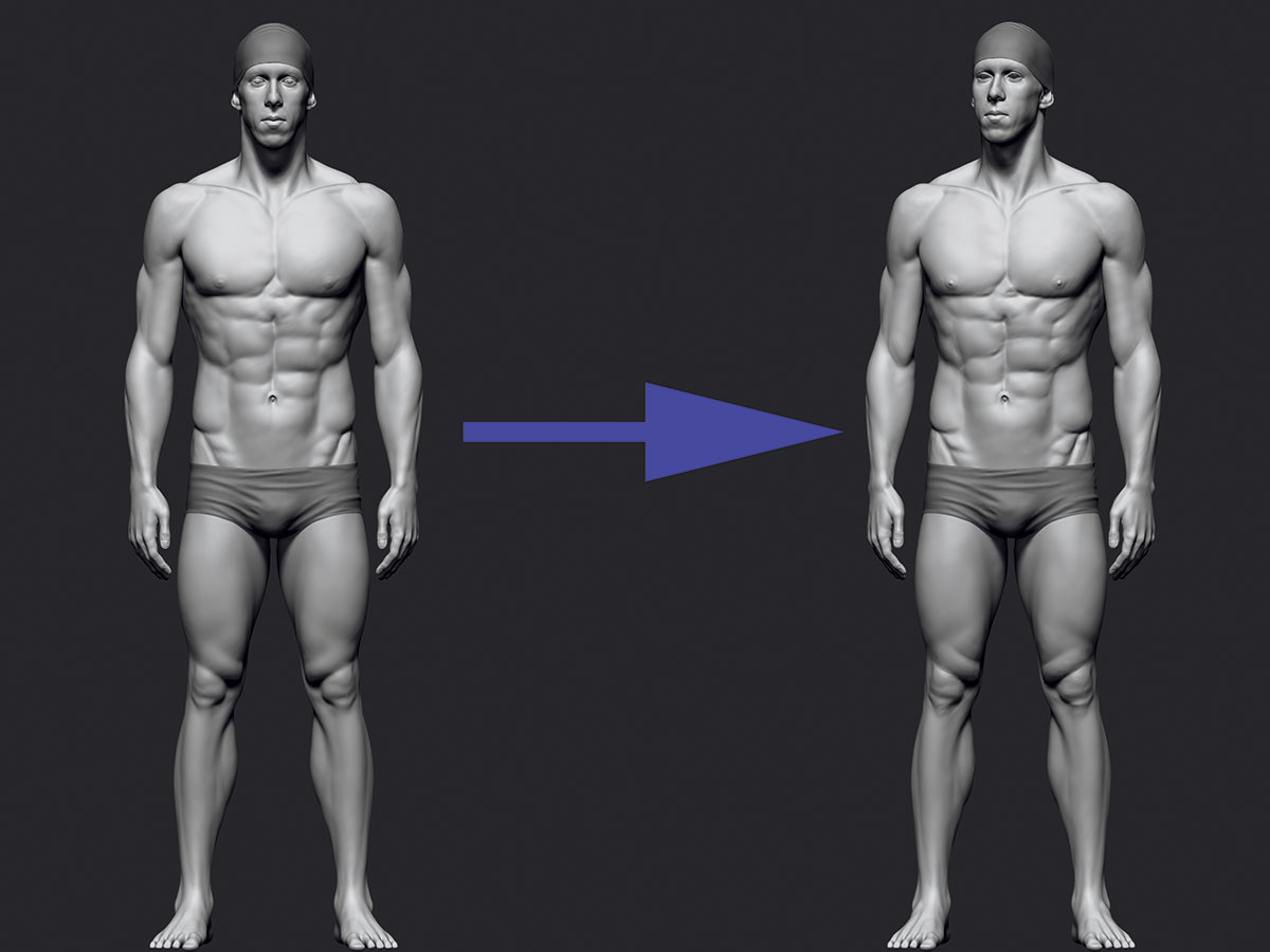 An asymmetric pose will make your work look more interesting