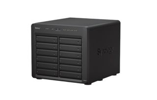 One of the best NAS drives, a Synology DS3622xs, on a white background