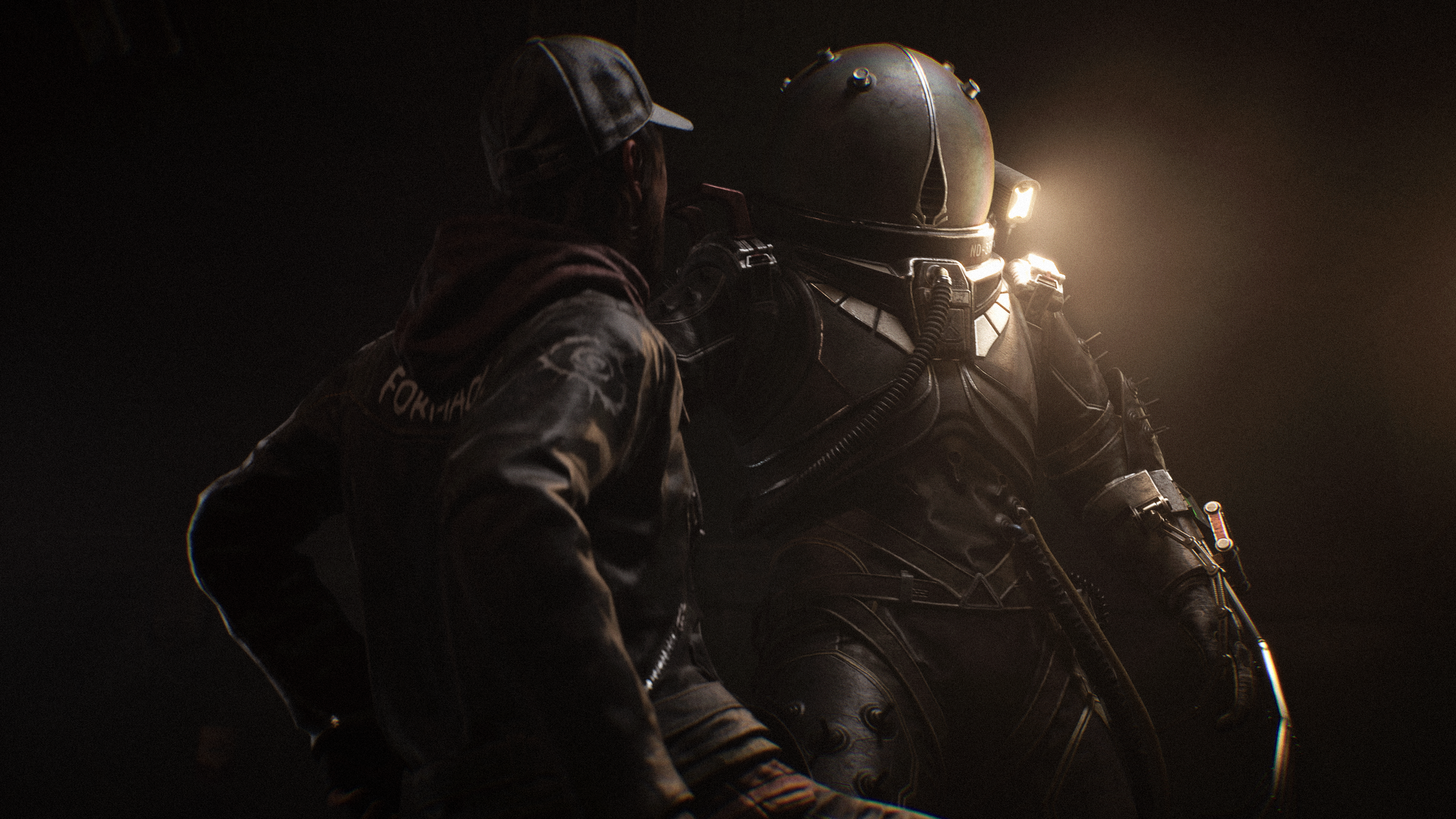 A screenshot shows the Traveler in Cronos: The New Dawn preparing to extract a man