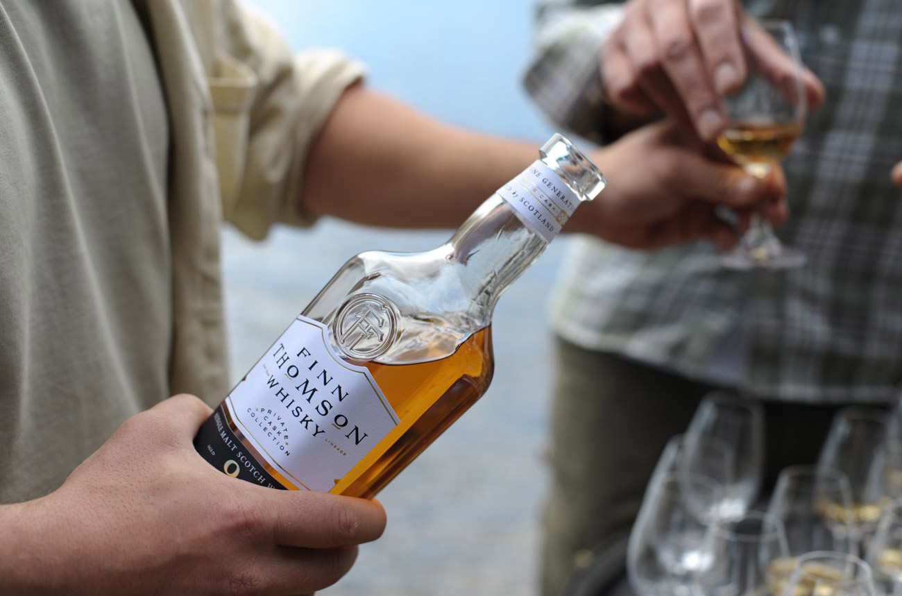 Close-up shot of a bottle