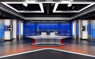 PBS News Hour new modern studio