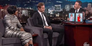 Peter Weber tries to dodge questions on Jimmy Kimmel Live with Tiffany Haddish ABC