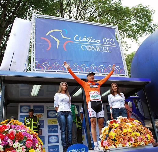 Equipo Une rider Juan Pablo Suarez was the stage winner.