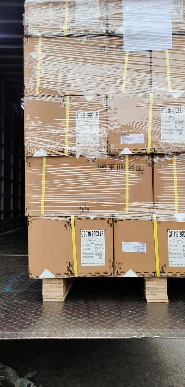 MSI GPU Shipment