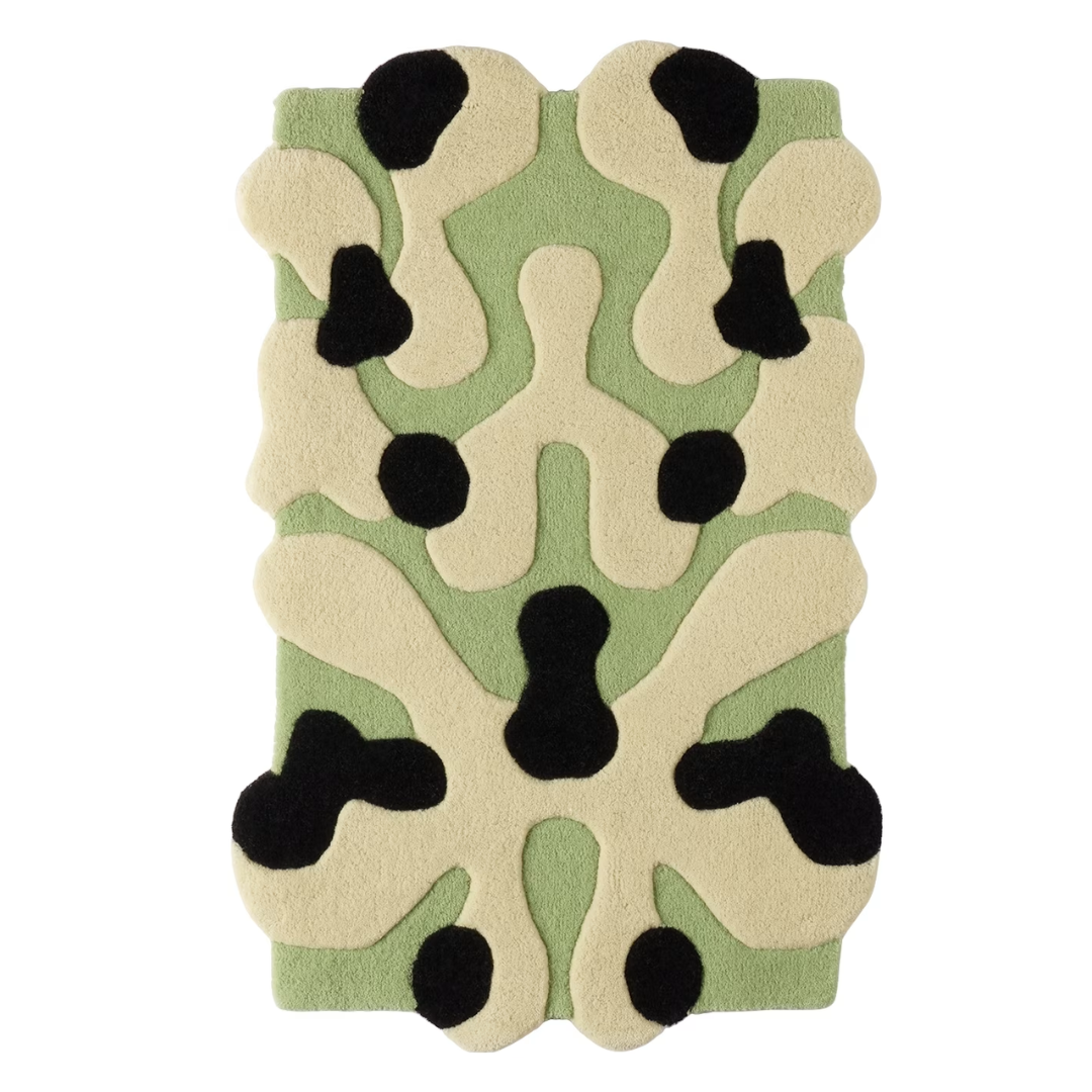 Ssense Exclusive Green Small Blot Rug