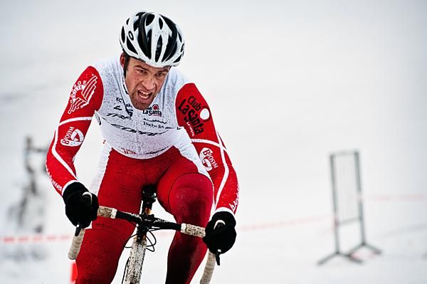 Joachim Parbo had to fight to stay in the lead.